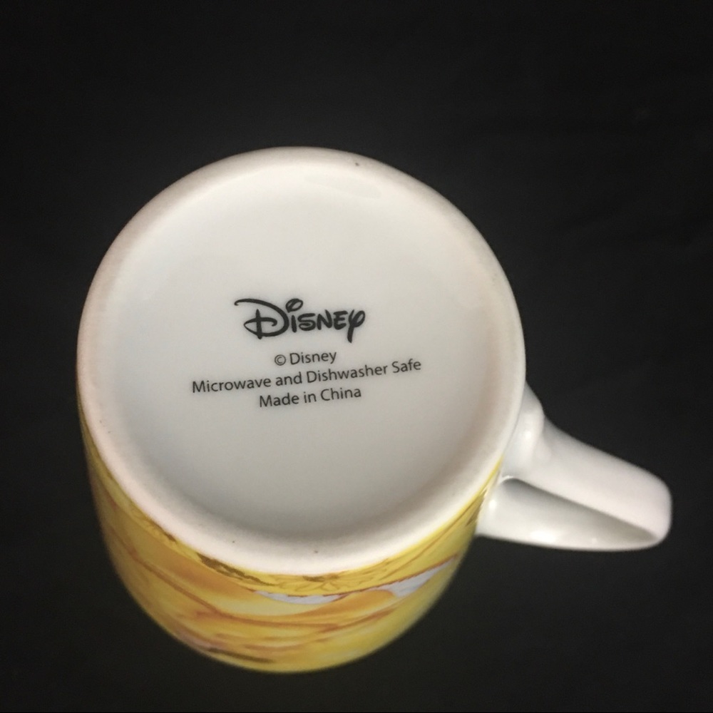 Disney Beauty & the Beast Mug Princess BELLE Coffee Cup Tea 10 oz Yellow Gown - Picture 12 of 14